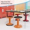 Flash Furniture Orange Kids Adjustable Active Learning Stool AY-9001S-OR-GG - alternate 4